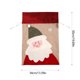 thumbnail image 3 of Adornos navideños, bolsas de tela con cordón grandes navideñas, bolsas de regalo con diseño de Papá Noel, muñeco de nieve, alces, dulces y bocadillos., 3 of 6