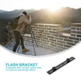 thumbnail image 6 of Dual Flash Bracket 2 PCS Extension for Microphone Stand Rod Camera Equipment Aluminum Alloy, 6 of 6