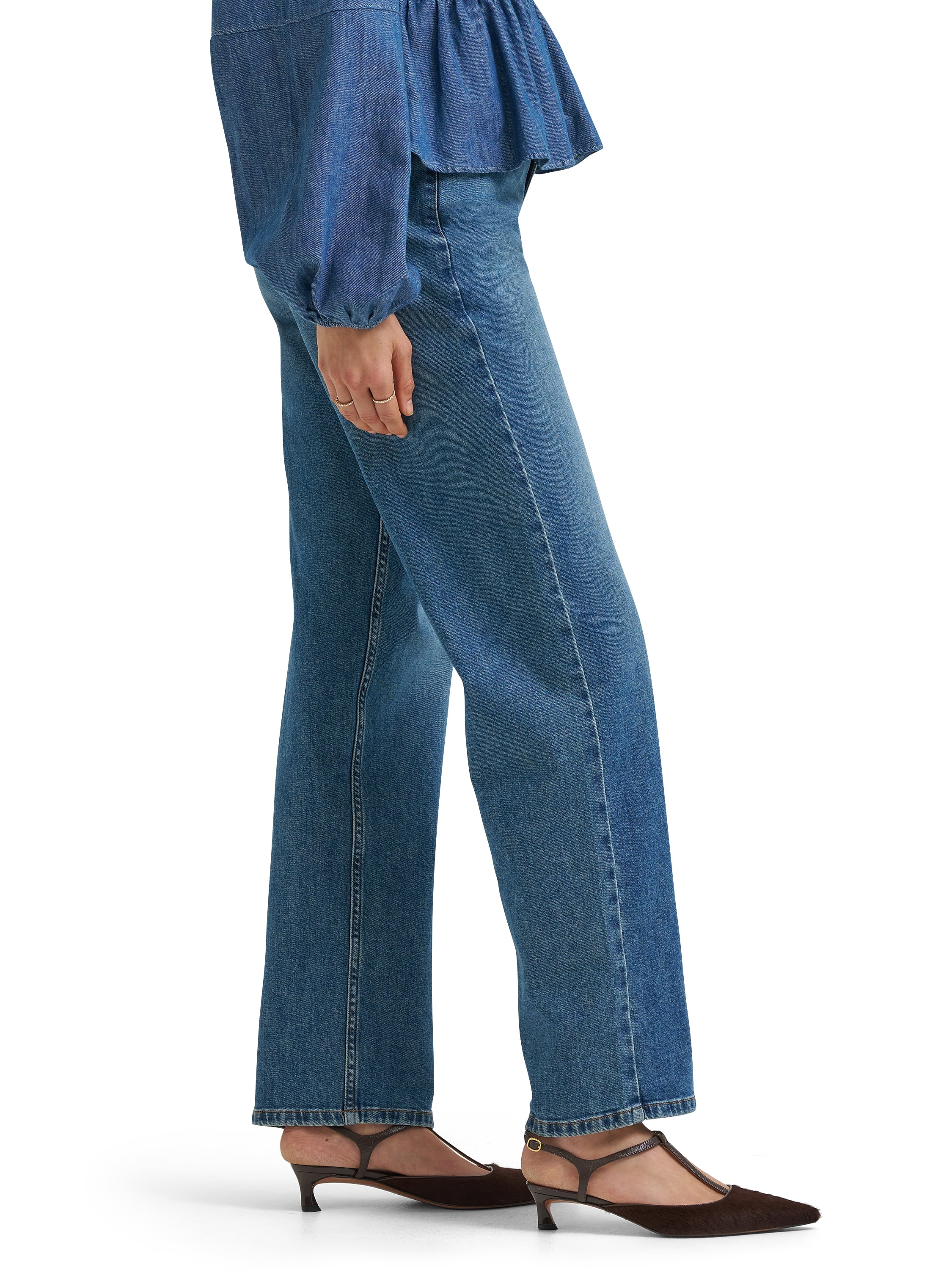 Lee® Women's Heritage High-Rise Classic Straight Leg Denim Jean, Sizes 2-32