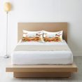 thumbnail image 6 of Ryvnso Satin Pillowcase Autumn Leaves Sunflowers Butterfly Pillow Cases Standard Size 40x20in, 6 of 6