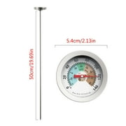 Long Stem Compost Soil Thermometer FastResponse Measuring Probe 10~76°C