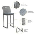 thumbnail image 5 of Greemotion Cyprus 7-Piece Stainless Steel Gray Patio Bar Height Dining Set, 5 of 11
