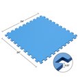 thumbnail image 3 of Stalwart Set of 4 EVA Foam Mat Floor Tiles for Home Gym and Playrooms, Blue, 3 of 6