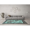 thumbnail image 3 of Ahgly Company Indoor Rectangle Animal Light Blue Traditional Area Rugs, 6' x 9', 3 of 4