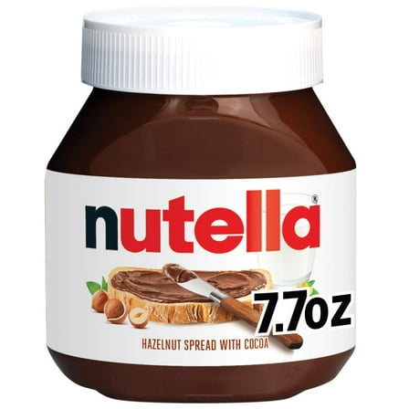 Pack of 3 Nutella Hazelnut Spread with Cocoa for Breakfast, 7.7 oz Jar, 7.7 oz (packaging may vary)