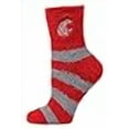 thumbnail image 3 of donegal bay DB Fan Gear Washington State Cougars NCAA Stripe Fuzzy Sleep Socks, 3 of 3