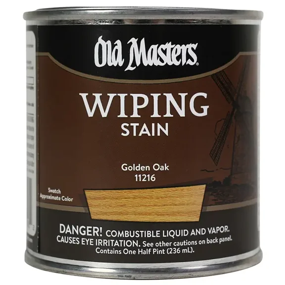 1/2 pt Old Masters 11216 Golden Oak Old Masters Oil-Based Wiping Stain