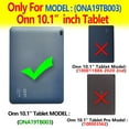 thumbnail image 5 of Goldcherry Only for Walmart Onn 10.1 (Model ONA19TB003) Case,Hybrid Shock Proof Rugged Impact Drop Protection With KickStand for Walmart Onn 10.1" Tablet Model:ONA19TB003(Red+Black), 5 of 7