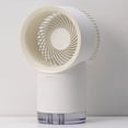 thumbnail image 4 of Mini ventilador con tanque de agua grande Ventilador USB para oficina en casa (blanco sin batería), 4 of 8