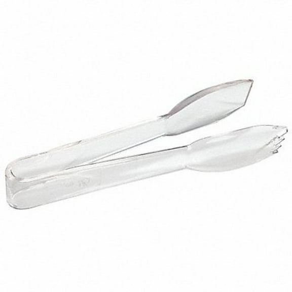Crestware Tong,Clear,6-1/2 in. L,Plastic PCT6CL