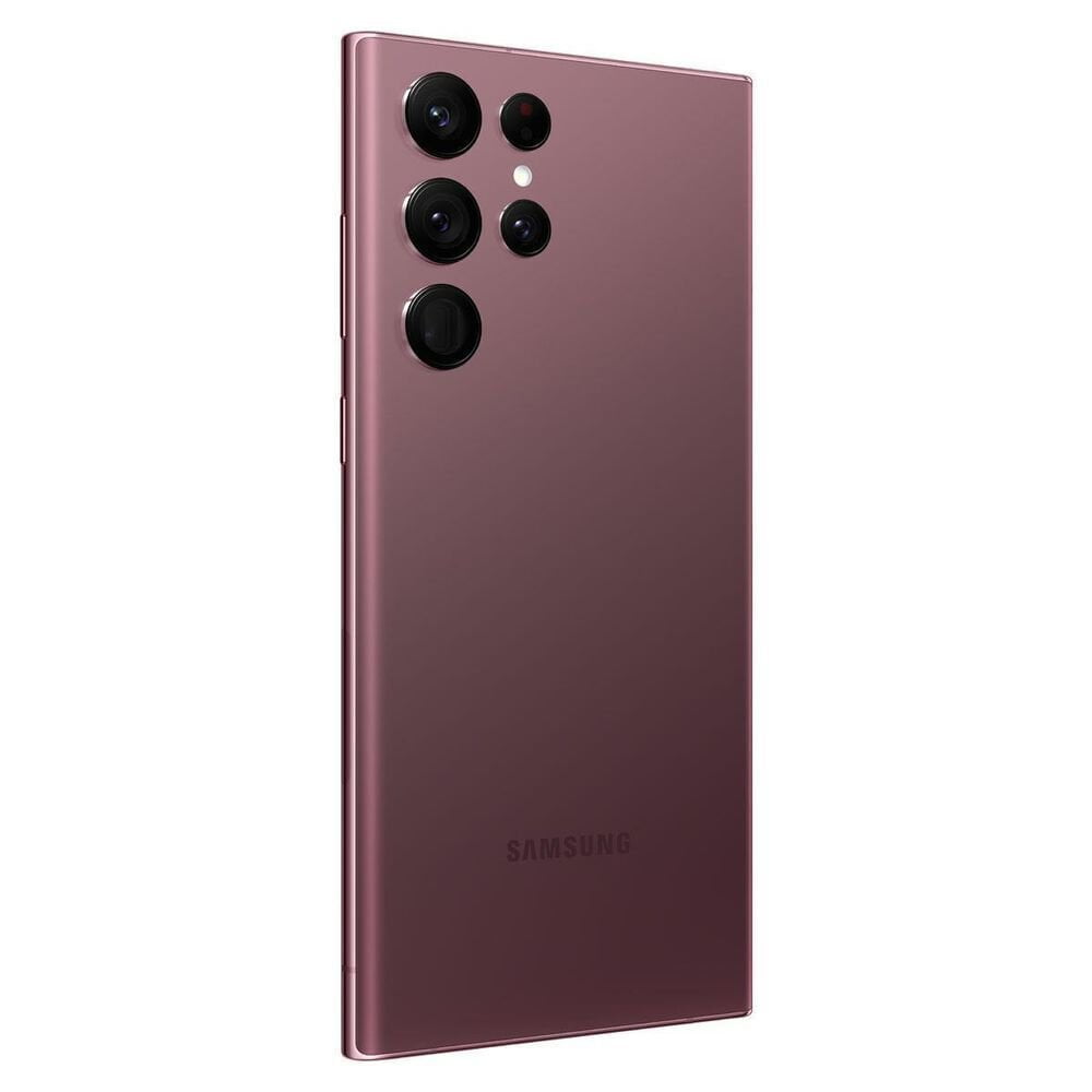 New Samsung Galaxy S22 Ultra 5G 128GB - Verizon + GSM Unlocked Burgundy Red Sealed