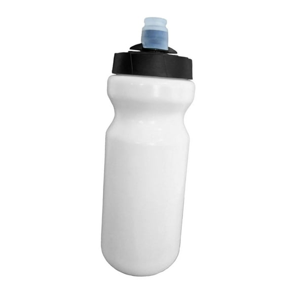 Botella de agua deportiva , portátil, de 620 ml, para hockey sobre hielo, actividades al libre, béisbol, entrenamiento, fútbol. Blanco