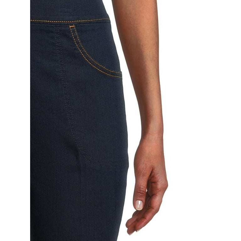 RealSize Denim Stretch Pull On Pants, Women's Size PXXL, Blue NEW MSRP  $16.44