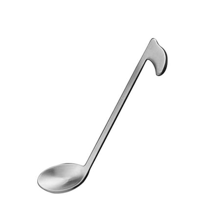 

Stainless Steel Coffee Note Shaped Spoon Stirring Spoon