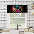 thumbnail image 3 of Gamepad Curtain Valances，Window Boys Girls Game Controller Valance Treatments Cool Playing Gamer Half Curtains Short Topper for Bedroom, Kitchen, Living Room, 54x18in, 3 of 6