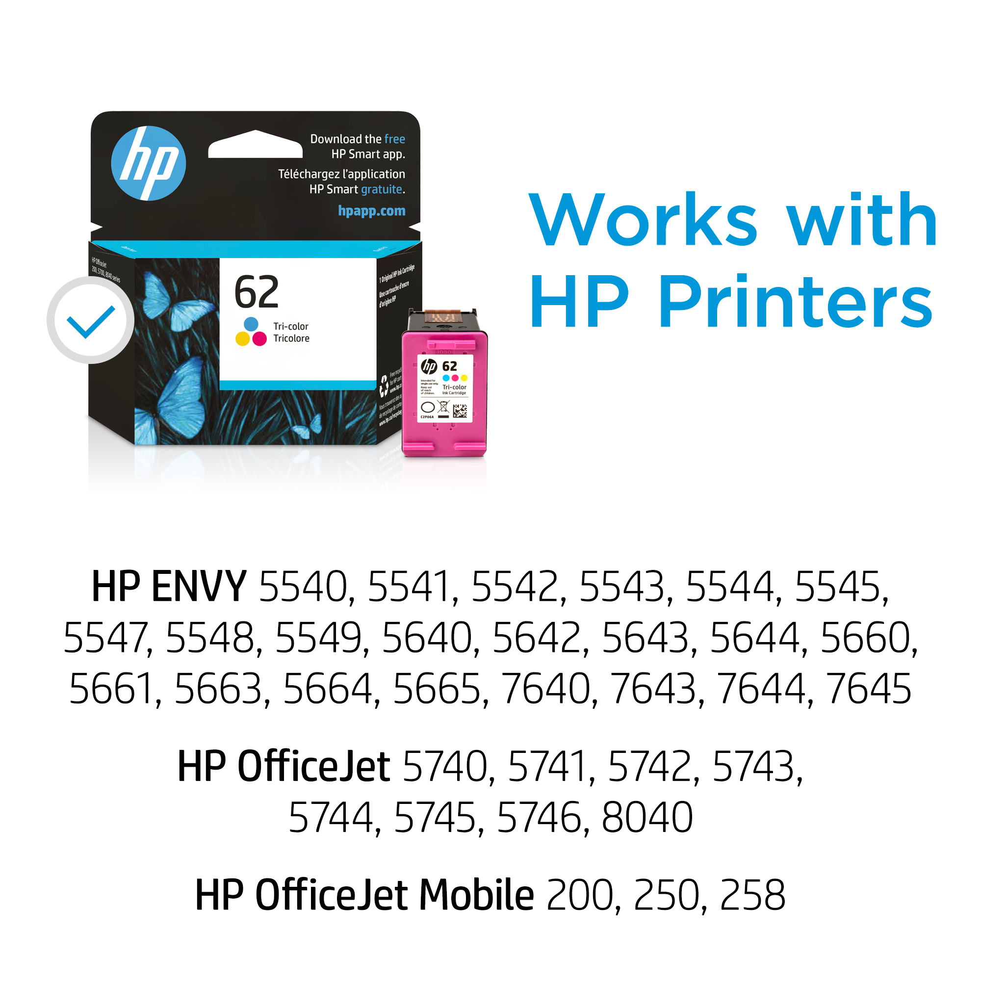 HP 62 Tri-Color Original Ink Cartridge photo 5