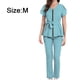 thumbnail image 2 of Traje de enfermera elástico para belleza de mascotas, traje dividido para mujer, traje de hospital de manga corta, traje de operación con cintura vendada, 2 of 6