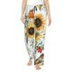 thumbnail image 1 of Balery Sunflowers Leaves And Birds Pantalones de pijama para mujer, pijamas ultraligeros, pantalones de estar por casa-Medium, 1 of 6