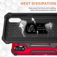 thumbnail image 3 of IBAOLE Compatible with Huawei P30 Lite Case and Tempered Glass Screen Protector Cover Stand Ring Holder Kickstand Cell Accessories Phone Cases for Hawaii P30Lite P 30 30Lite Women Men RedRed-, 3 of 8