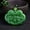 longevity lock, variant on Natural Green Jade Necklace Pendant Hand-Carved Lucky Amulet Chain Chic Gift new-Dragon