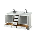 thumbnail image 4 of Wyndham Collection WCS202060DKGCMUNOMXX Deborah 60" Free Standing Double Vanity Set - Dark, 4 of 7
