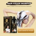 thumbnail image 2 of Hair Color Shampoo, Instant Coffee Hair Dye Shampoo 3 In 1 Long-lasting and 100% Gray Coverage in Minutes, Natural Plant Shampoo Hair Dye 500ml(Light Coffee), 2 of 7