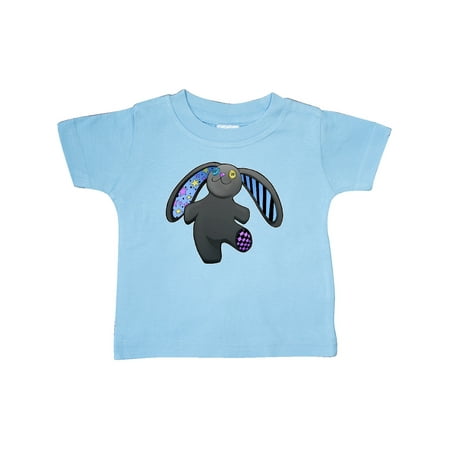 

Inktastic Cute Black Goth Stuffed Bunny Gift Baby Boy or Baby Girl T-Shirt