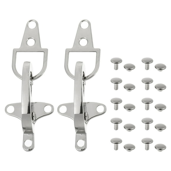 WORGEOUS 2 pares de hebillas de cintura con hebillas decorativas Botones de cinturón Conector
