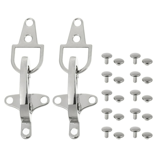 WORGEOUS 2 pares de hebillas de cintura con hebillas decorativas Botones de cinturón Conector