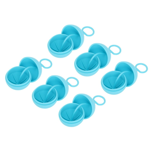 6PCS Reusable Water Balloons With Carrying Ring, Quick Fill Self Sealing, Soft Silicone Material, Fun Outdoor Toys For Pool Beach Water Games