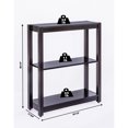 thumbnail image 4 of Global Furniture USA Espresso 3 Shelf Bookcase, 4 of 7