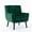 Dark Green, variant on Glavbiku Modern Soft Armchair Velvet Upholstered Accent Chair with Black Leg for Indoor,Orange,Adult