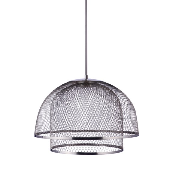 Craftmade P1006BNK-LED Sculptural Statement Pendants 25" Wide Led Pendant - Nickel