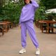 thumbnail image 1 of Conjunto de traje de 33 piezas para mujer Color sólido Casual manga larga con capucha jersey pantalón largo chándal, 1 of 3