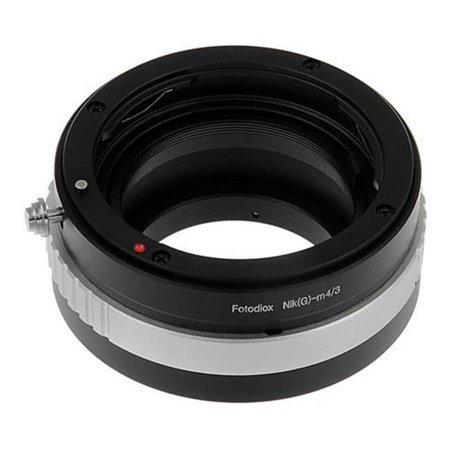 UPC: 0812759013244 | Fotodiox NikG-MFT Lens Mount Adapter – Nikon Nikkor F Mount G-Type D-SLR Lens To Micro Four Thirds Mount Mirrorless Camera Body with Built in Aperture Control Dial