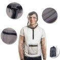 thumbnail image 2 of Chaqueta de malla, súper ligera, talla única para todos, manténgase seguro y fresco, protección UV Ropa de malla repelente de mosquitos y abejas con capucha para exteriores, 2 of 4