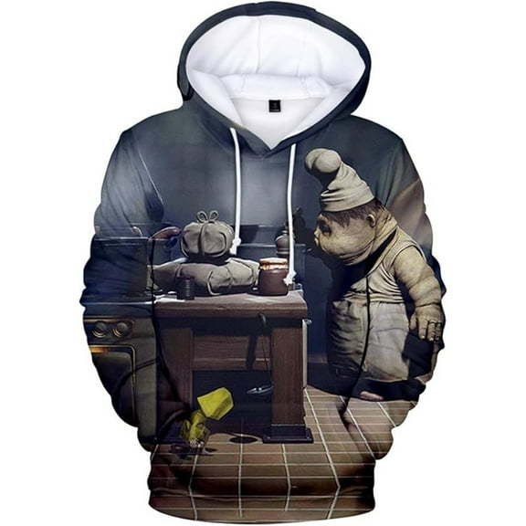 Little Nightmares 3 Merch Hoodies For Men And Women Fashion 3D Cool Long Sleeve Pullover,XS,Style 7