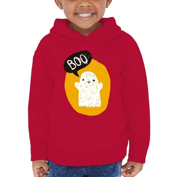 Cute Ghost Doodle. Hoodie Toddler -Image by Shutterstock, 5 Toddler