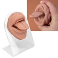 thumbnail image 3 of Soft Silicone Human Tongue Model for Jewelry Display, 3 of 7