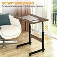 thumbnail image 7 of HadinEEon Adjustable Laptop Desk on Wheels, Bronze, 7 of 7