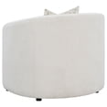 thumbnail image 6 of Rainn Boucle Upholstered Sloped Arm Accent Chair Latte, 6 of 12