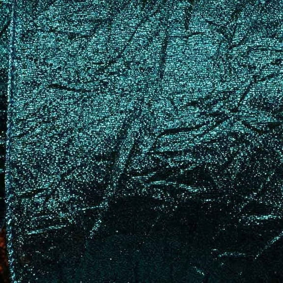 The Ribbon People Turquoise Blue Crush Wired Edge Craft Ribbon 4" x 20 Yards