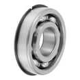 thumbnail image 1 of Rodamientos de bolas de ranura profunda 6306NR de Unique Bargains 30x72x19mm Tipo abierto lubricado 1 Pcs Carro Scooter Patineta Rueda Universal Tono plateado, 1 of 6