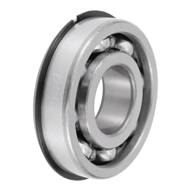 Rodamientos de bolas de ranura profunda 6306NR de Unique Bargains 30x72x19mm Tipo abierto lubricado 1 Pcs Carro Scooter Patineta Rueda Universal Tono plateado
