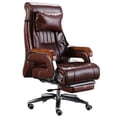 thumbnail image 2 of Kanbani Cowhide Boss Executive Business Office Chair Reclining Massage  Comfortable Sedentary Chair Free Shipping My Lux Decor Round, 2 of 16