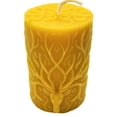 thumbnail image 1 of Cernunnos Farms - Beeswax Candles - Deer Pillar Beeswax Candle - Pure Canadian Beeswax - 50 Hour Burn Time - Natural Honey Scent, 1 of 3