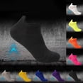 thumbnail image 5 of Bmisegm Mens Ankle Socks Outdoor Sports Fitness Running Thin Shallow Cut Summer Breathable Quick Drying Boat Socks for Men and Women Black, 5 of 5