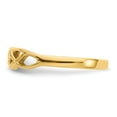 thumbnail image 4 of Solid 14k Yellow Gold Free Form Knot Ring Band Size 5.5, 4 of 6
