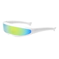 thumbnail image 2 of 2x Gafas De Visera Estrecha Lentes Coloridas Negro+ Azul Colco anteojos con visera, 2 of 7