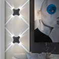 thumbnail image 2 of Luces de pared LED oso de fresa 12W a prueba de agua IP65 Black-6000k, 2 of 5